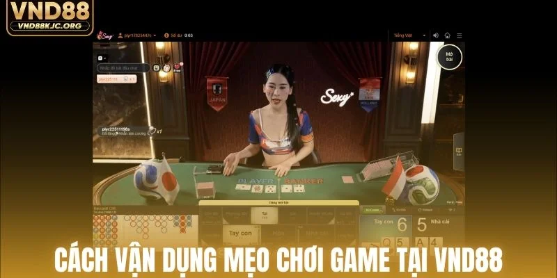 Cách vận dụng mẹo chơi game tại VND88