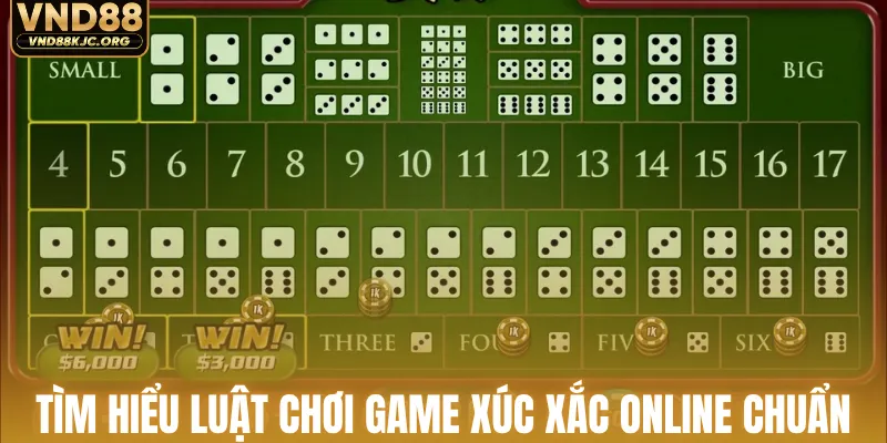 Tìm hiểu luật chơi game xúc xắc online chuẩn